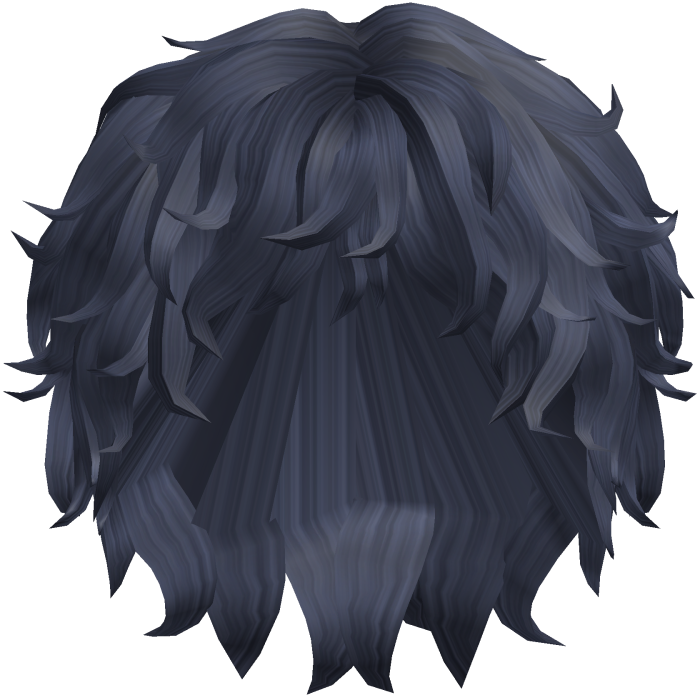 🌌Blue Messy Curly Anime Emo Vkei Hair🌌