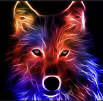 The rainbow wolfs!