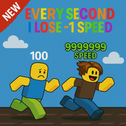 Every second you lose -1 speed