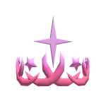 Pink Faded Star Crown