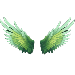[🎁 FREE UGC] Green Wings [Toon]