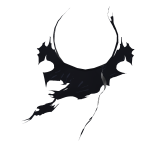 black flames