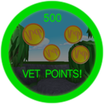 500 Vet Points