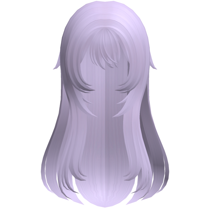 purple soft wispy long shoujo girl hair