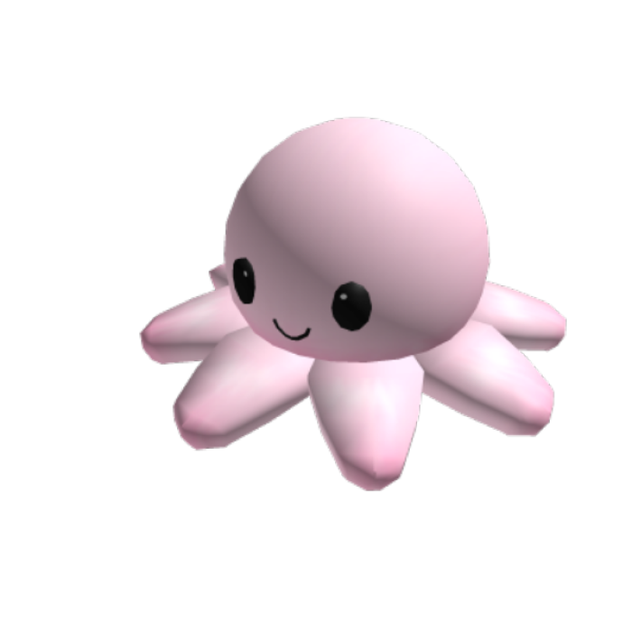 Kawaii Pink Octopus Roblox decal