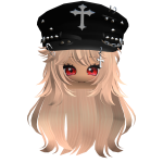 Emo Messy Hair w Y2K Cap
 (Blonde)