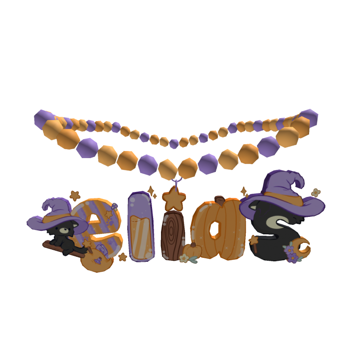 . ‿ ♡halloween necklace 1.0 ! !