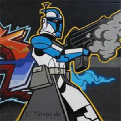 clone trooper shooting graffiti Roblox decal