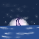 Crescent Moon Art