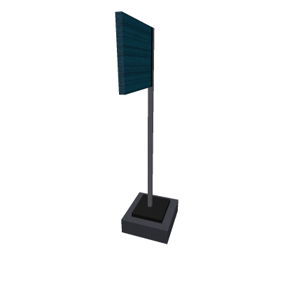 Blue Flag Pole