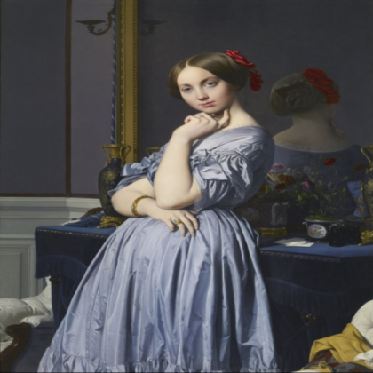 Woman in Contemplation (Painting) Roblox decal