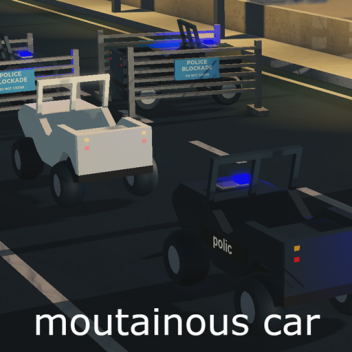 mountainous car
