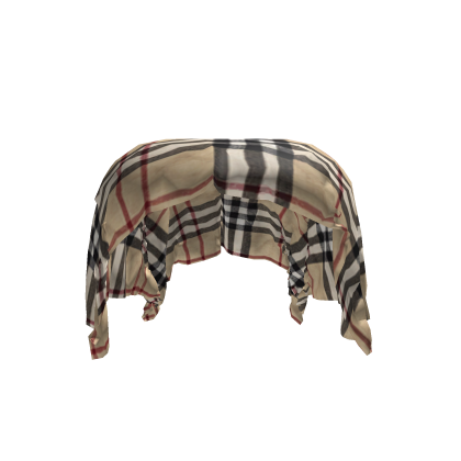 Plaid Designer Headscarf 