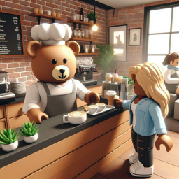 🐻 Work at a Cafe!