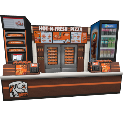 Little Fast Food Pizza Stand Caesars