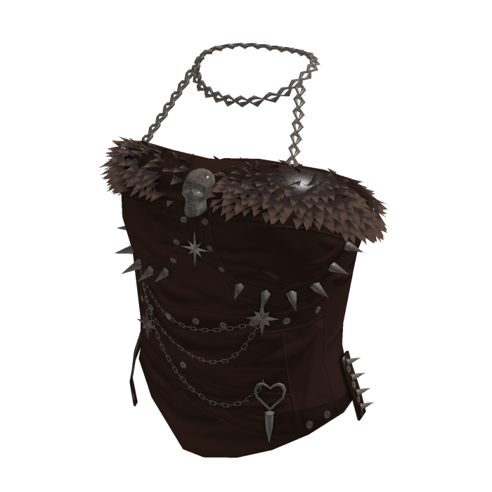 Off Shoulder Top with Lace Trim (Brown)