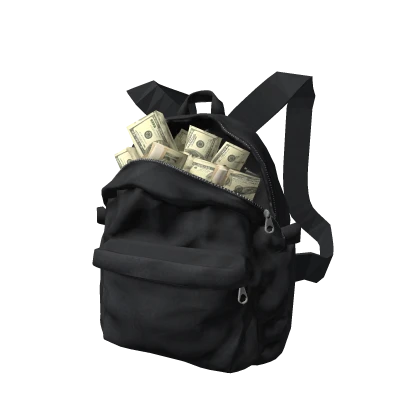 Black Cash Stash Backpack | Roblox Item - Rolimon's