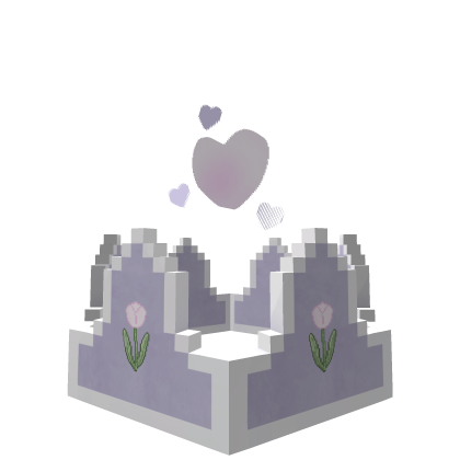 [🌷] White And Pink Hearts Animated 8-Bit Recolor