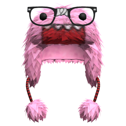 Pink Nerdy Domo Hat