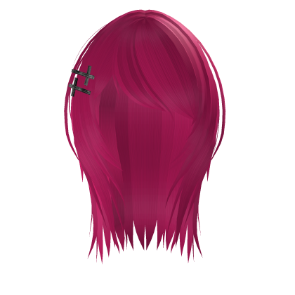Edgy Scene Hair - Hot pink