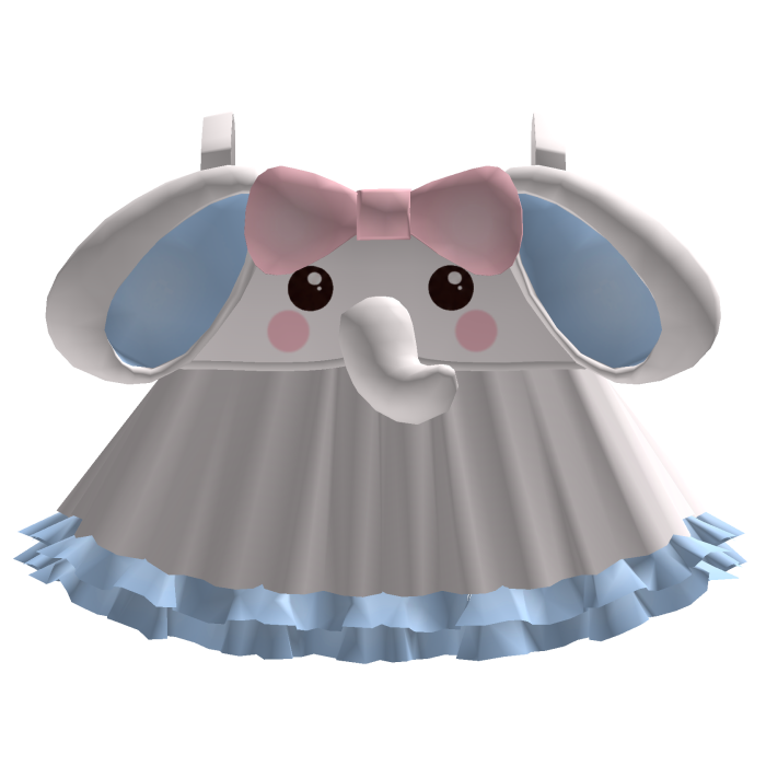 cute blue elephant dress