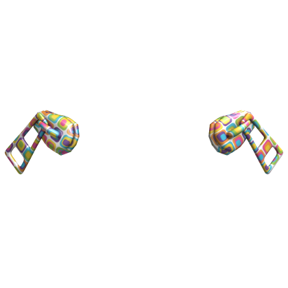 Y2k Zipper Hairclips Multi Color 60s Roblox item