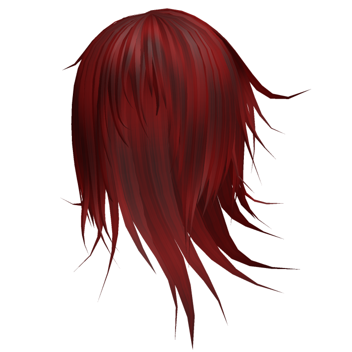 Red Emo Vkei Windy Long Model Hair 74. 