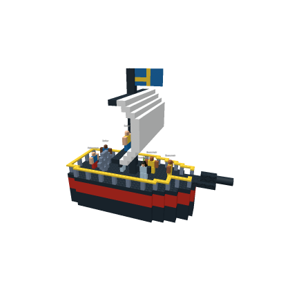 zidredz's pirate ship with crew (doesn't move)