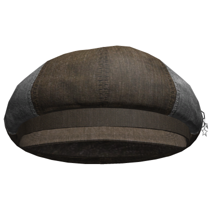 Simple Streetwear Newspaper Cap (Brown)