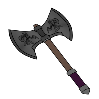 cursed Axe Roblox decal