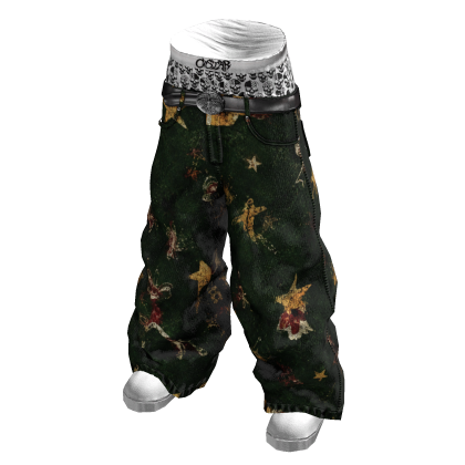 Saggy Skull Boxer Jeans