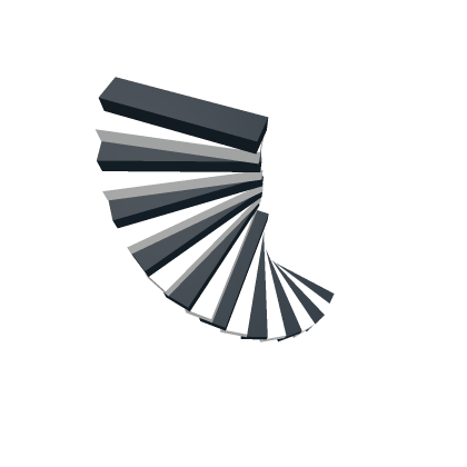 Spiral Striped Stairs