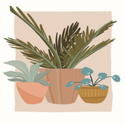 Plants painting Roblox decal