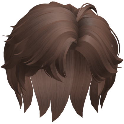 Fluffy Layered Middle Part Hair