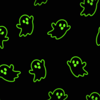 Green Glowing Ghosts