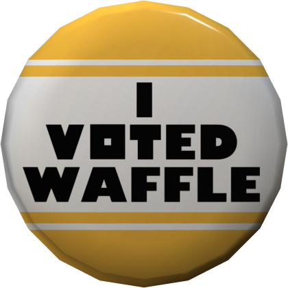 "I Voted Waffle" Pin thumbnail