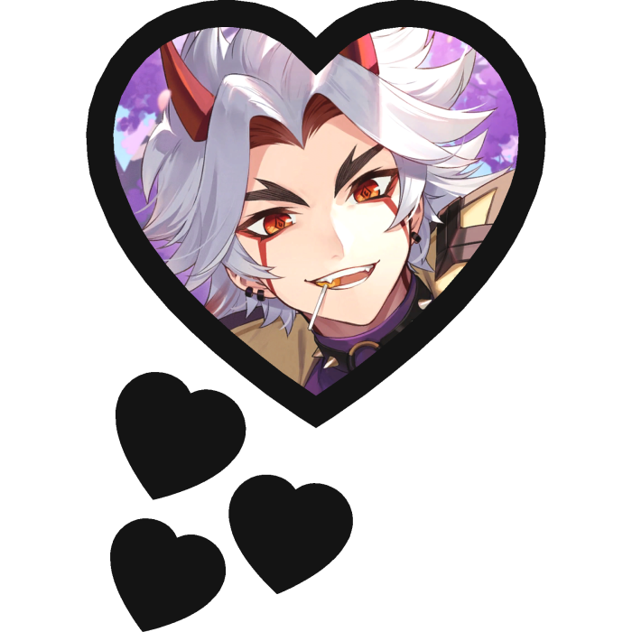 Arataki Itto Thinking Hearts Genshin Impact
