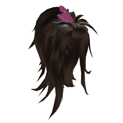 brown ganguro gyaru styled layered hair | Roblox Item - Rolimon's