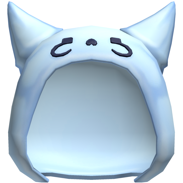 ʚ kawaii nekopara vanilla kitty cat hood blue 