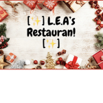 L.E.A’S restaurant!