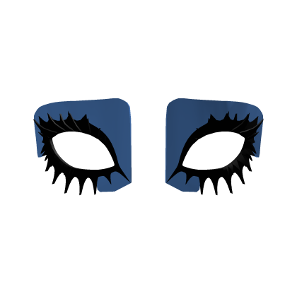 blue y2k goth anchor lashes