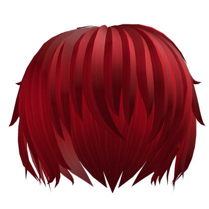 ❤️ : red anime gothic cute messy emo hair Roblox item