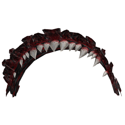 ⚠︎ teeth monsta halloweens headdress red
