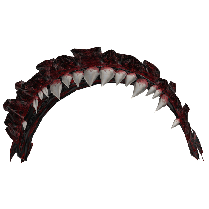 ⚠︎ teeth monsta halloweens headdress red
