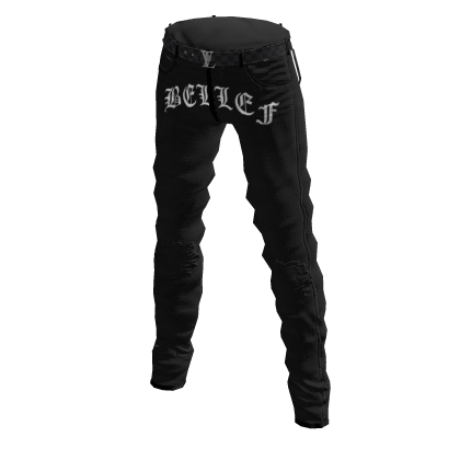 Black Y2K Atlanta Skinny jeans