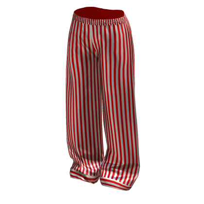 Red Candy Stripes Christmas Pajama Pants
