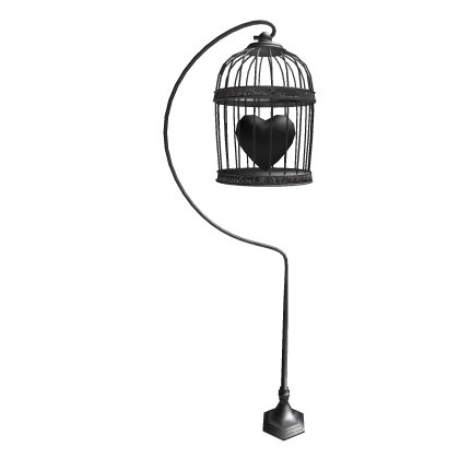Caged Heart Light(Silver & Black)