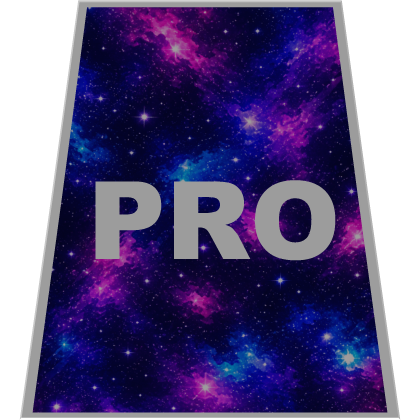 Cartoony Galaxy PRO Cape Roblox item