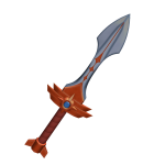 Orange Gem Stone Sword