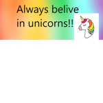 Sofia loves unicorns